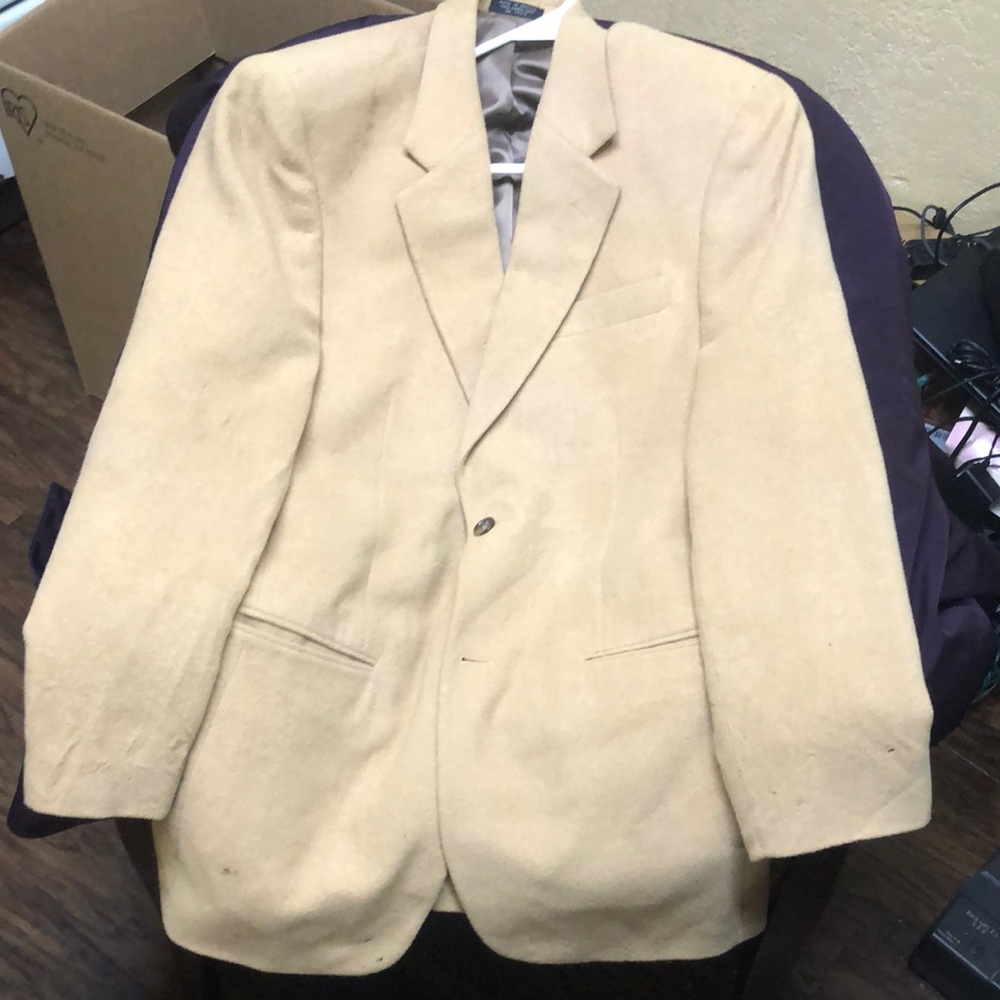 Botany Five Hundred Khaki Camel Hair Blazer